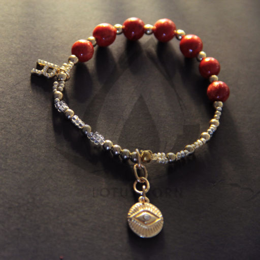 A beautiful handmade bracelet.